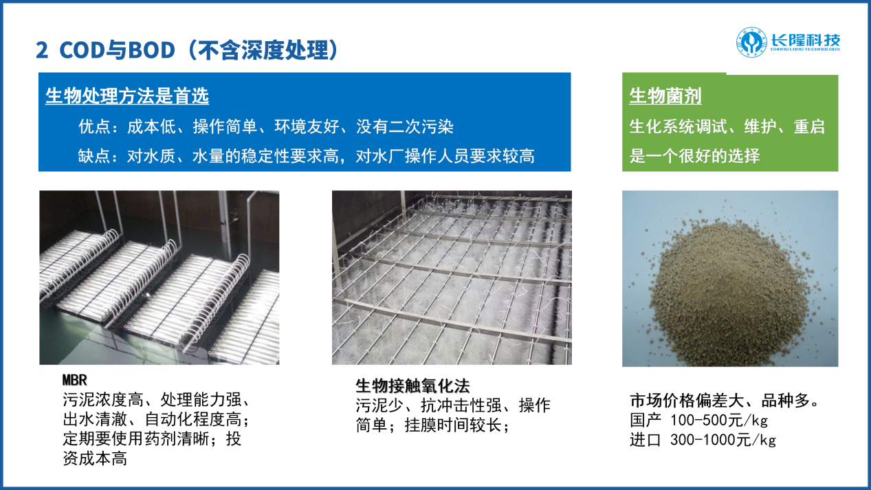 生化處理法處理COD廢水